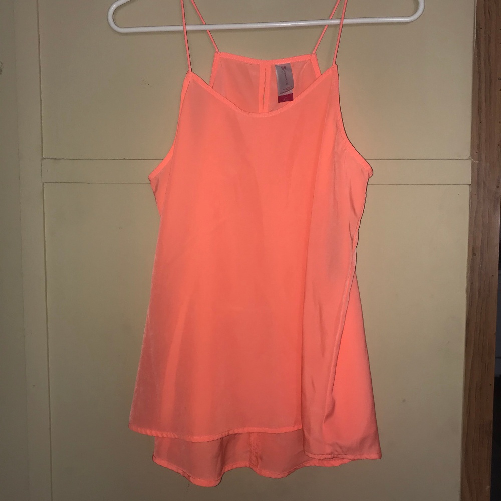 No Boundaries neon tank top